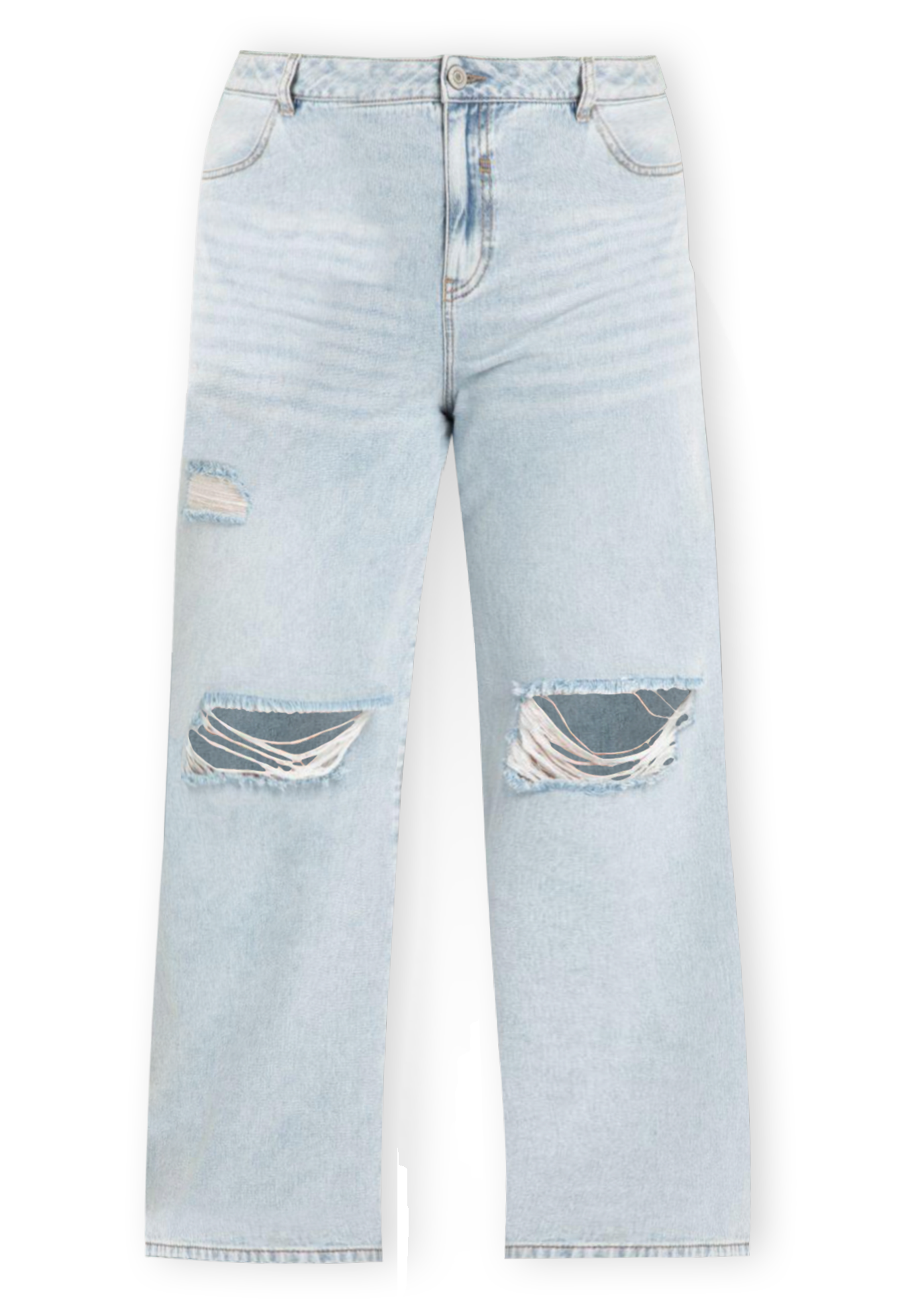 NWT ELOQUII Full Figure Wide Leg Denim Jeans Size 28 Inseam 31 - Jeans